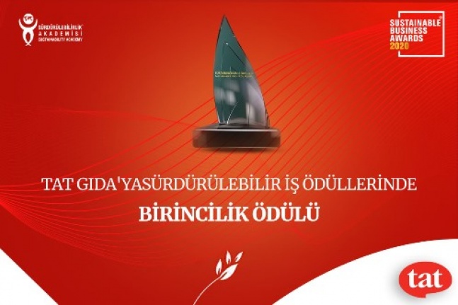 Sürdürülebilir İş Ödülleri’nden Tat Gıda’ya ödül